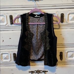 Velvet vest